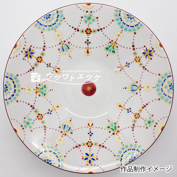 瓔珞文が描かれた浅鉢